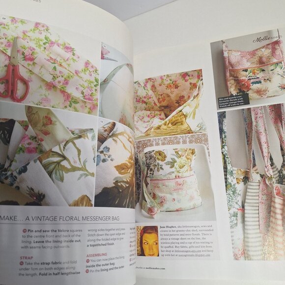 Mollie Makes Issue 10 Handmade UK Craft Magazine 2012 Sweet Home Ribbon - Picture 7 of 11